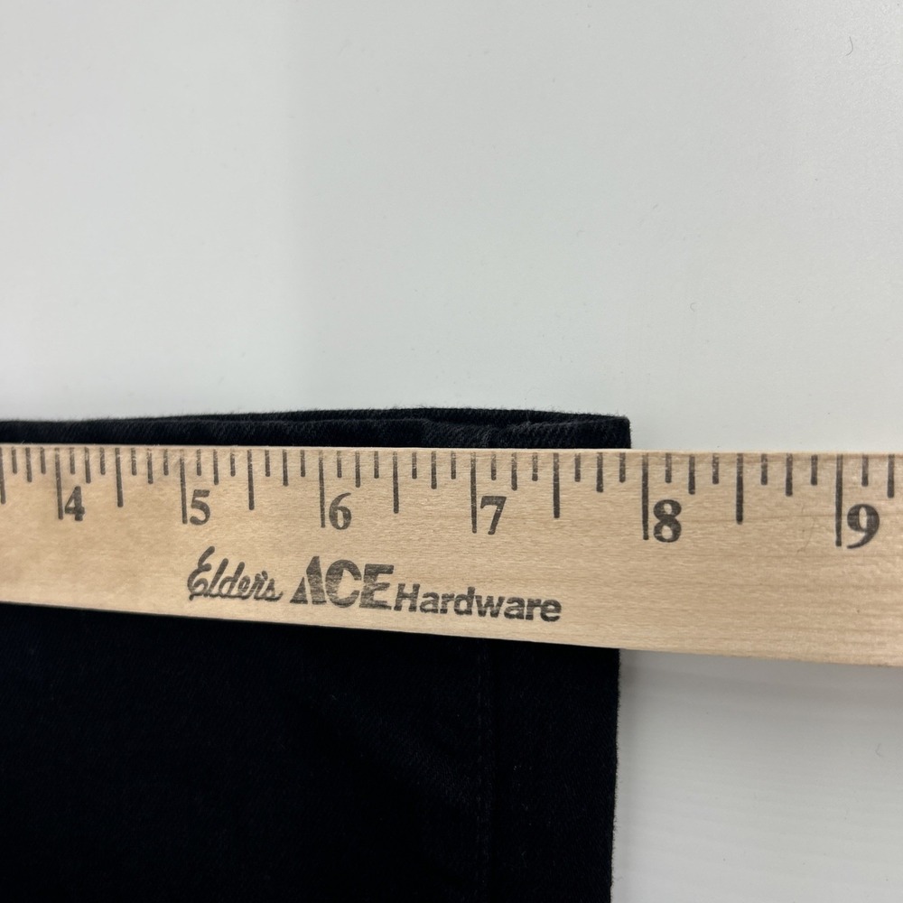 L.L.Bean Jeans Women's 10 Black Straight High Rise Classic Fit Denim Casual Mom - Picture 11 of 13